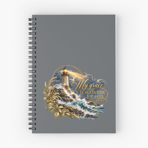 Item preview, My Grace Is Sufficient for You – 2 Corinthians 12:9 | Golden Line Art Premium designed and sold by Niespodzianki.