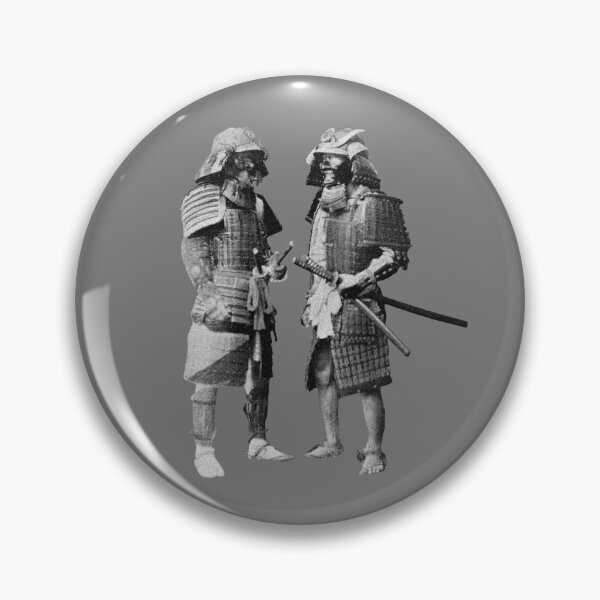 Item preview, Two Japanese Warriors by Felice Beato and Baron von Stillfried (GRAY) designed and sold by Exhumed Archives.