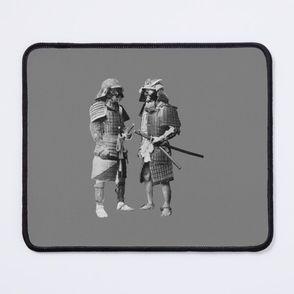 Item preview, Two Japanese Warriors by Felice Beato and Baron von Stillfried (GRAY) designed and sold by Exhumed Archives.