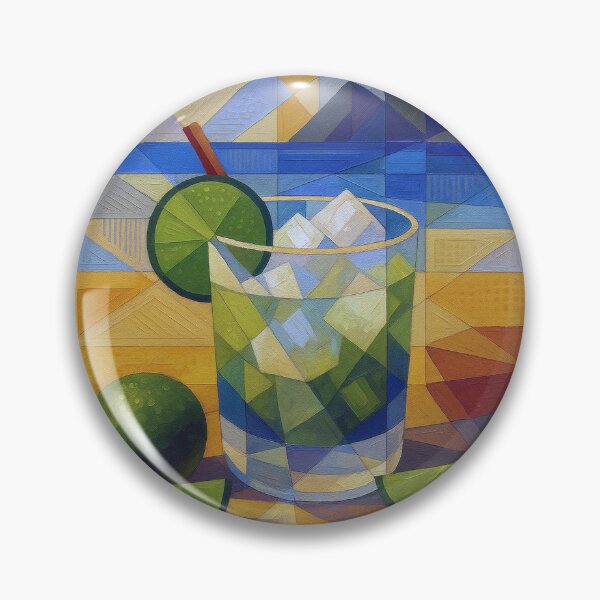 Artikelvorschau, Caipirinha-Illustration – Brasilianischer tropischer Cocktail entworfen und verkauft von GalleryKauffeld.