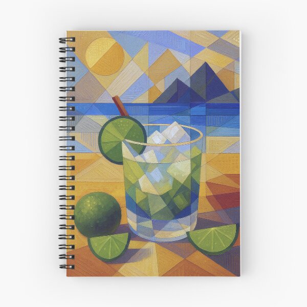 Item preview, Caipirinha illustration – Brazilian Tropical Cocktail designed and sold by GalleryKauffeld.