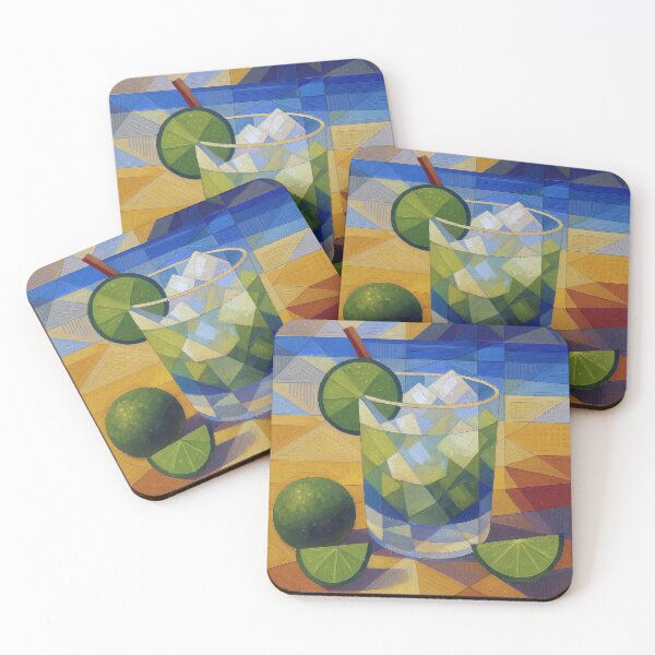 Item preview, Caipirinha illustration – Brazilian Tropical Cocktail designed and sold by GalleryKauffeld.