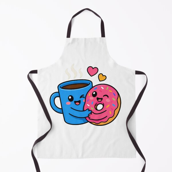 Item preview, Coffee and Donut Besties Sweet Breakfast Friends designed and sold by nortowelcomics.