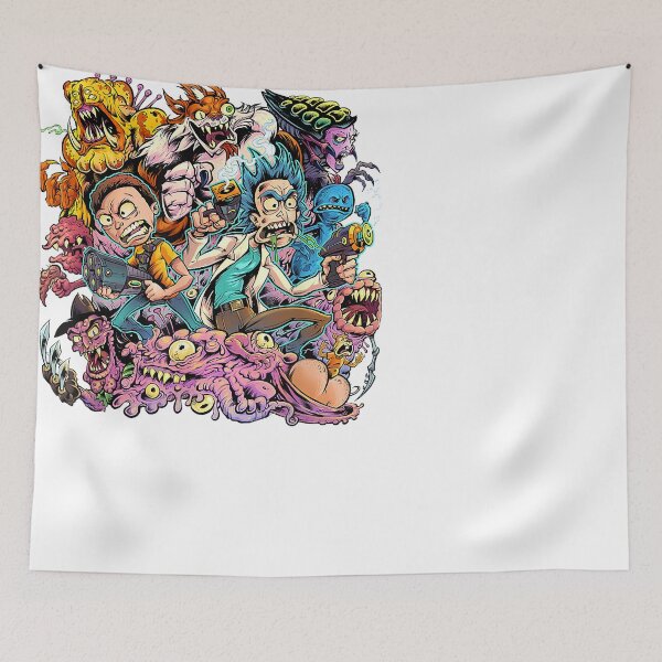 Item preview, Rick and Morty Brian Allen Group Illustration The Arts designed and sold by YuremHayes.
