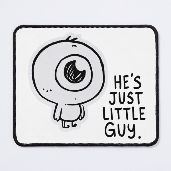 Item preview, He's Just Little Guy Cute Monster Doodle Art designed and sold by NicolasGlowArt.