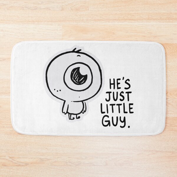 Item preview, He's Just Little Guy Cute Monster Doodle Art designed and sold by NicolasGlowArt.