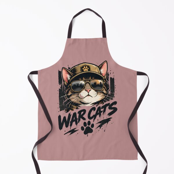 Item preview, War Cats - Military Pilot Cat Aviator Sunglasses Top Gun Army Cool Tabby designed and sold by Retro Whiskers.