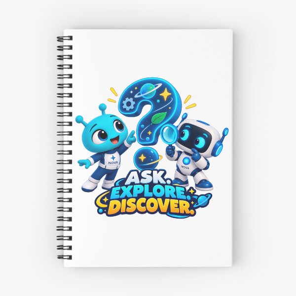 Item preview, Ask questions. Explore. Discover. designed and sold by Nova World.