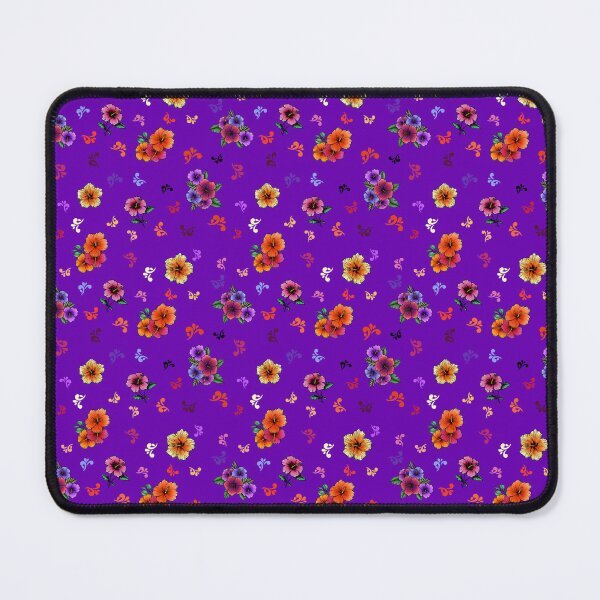 Item preview, Tropical Flowers in purple designed and sold by The Artist’s Apron.