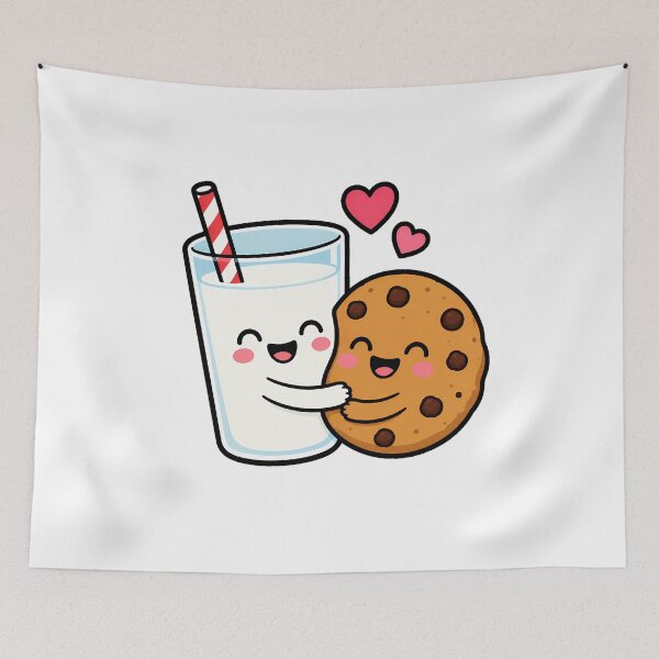 Item preview, Milk and Cookie Friendship Pair Sweet Hug designed and sold by nortowelcomics.