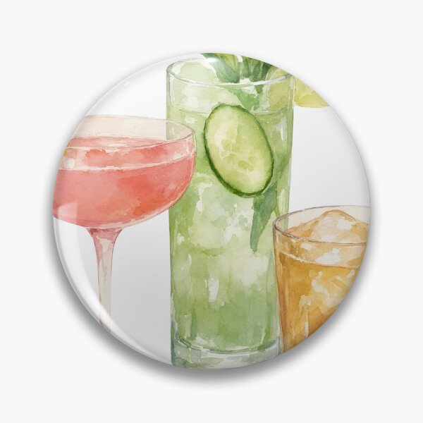 Item preview, Refreshing Summer Cocktails Aesthetic Art designed and sold by Aytasi.