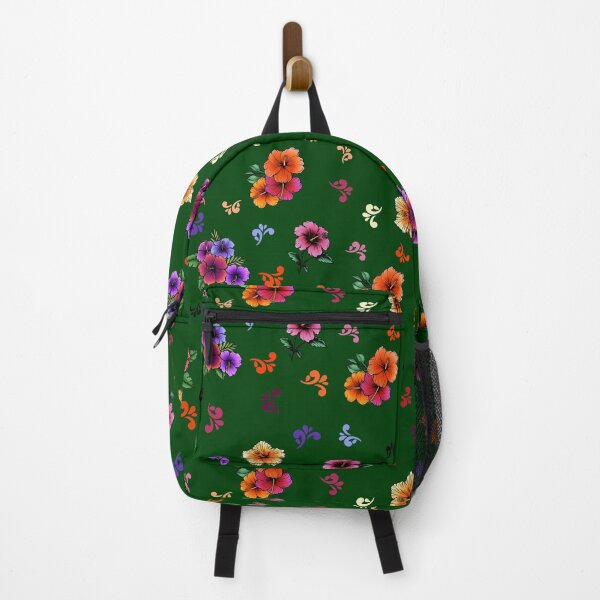 Item preview, Tropical Flowers in green designed and sold by The Artist’s Apron.
