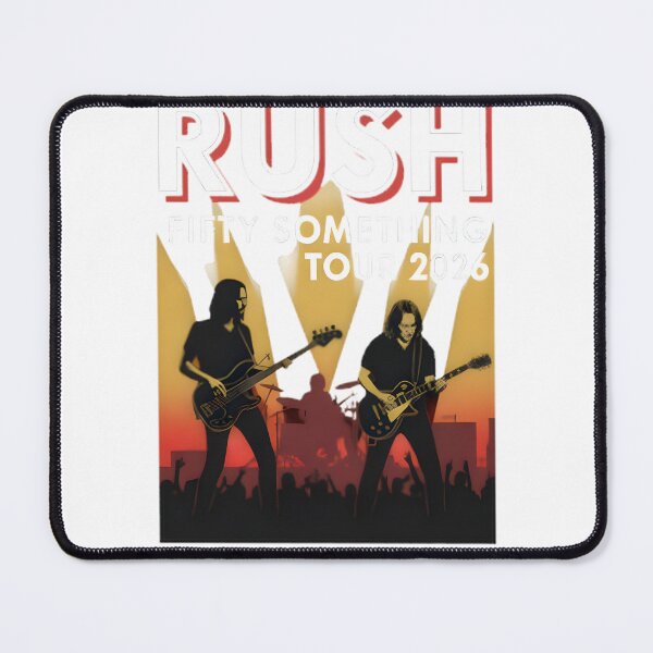 Item preview, Rush Band Tour Vintage Rock Concert Poster Design designed and sold by Playtime-Studio.