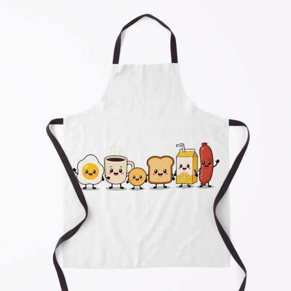 Item preview, Smiling Breakfast Food Friends Happy Morning Cartoon designed and sold by nortowelcomics.