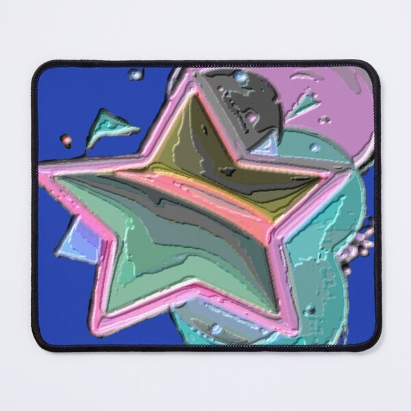 Item preview, star geometry C dark plasticine br colorful geometric star abstract design designed and sold by SmashingDeals.