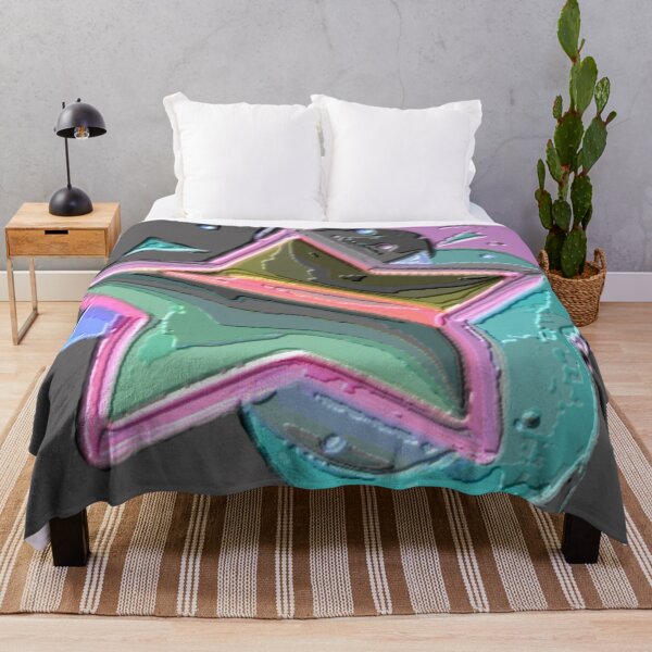 Item preview, star geometry C dark plasticine br colorful geometric star abstract design designed and sold by SmashingDeals.