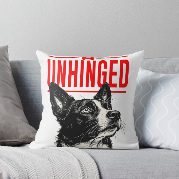 Item preview, Unhinged Dog Propaganda - Funny Crazy Dog Art designed and sold by Silly Goose Party.