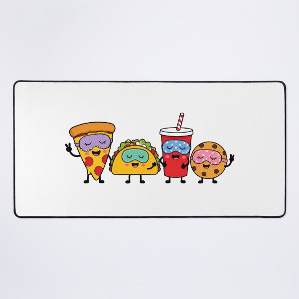 Item preview, Slumber Party Snack Crew Cheerful Food Characters designed and sold by nortowelcomics.
