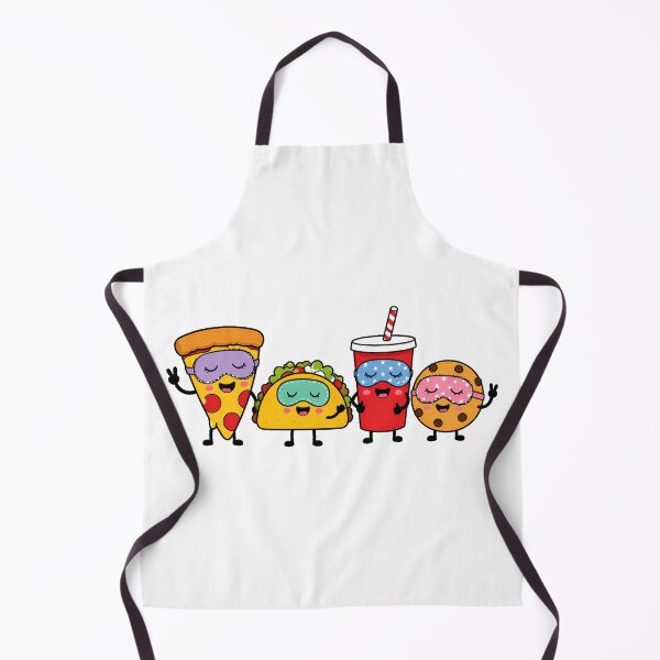 Item preview, Slumber Party Snack Crew Cheerful Food Characters designed and sold by nortowelcomics.