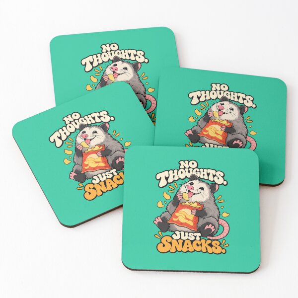 Item preview, No Thoughts Just Snacks – Funny Possum Design designed and sold by InspireHerTribe.
