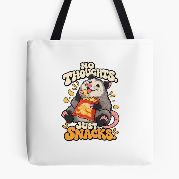 Item preview, No Thoughts Just Snacks – Funny Possum Design designed and sold by InspireHerTribe.