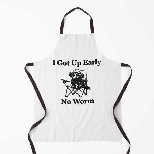 Item preview, Grumpy Crow, I Got Up Early No Worm, Funny Bird Lover designed and sold by CloudyPress.