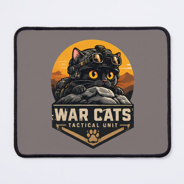 Item preview, War Cats Tactical Unit - Stealth Black Cat Military Patch Badge Emblem designed and sold by Retro Whiskers.