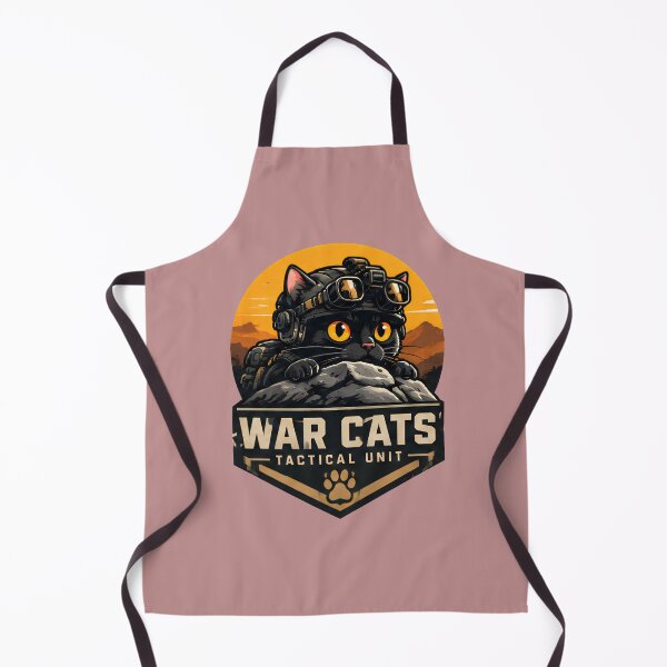 Item preview, War Cats Tactical Unit - Stealth Black Cat Military Patch Badge Emblem designed and sold by Retro Whiskers.