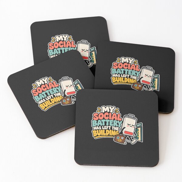 Item preview, My Social Battery Has Left the Building designed and sold by InspireHerTribe.