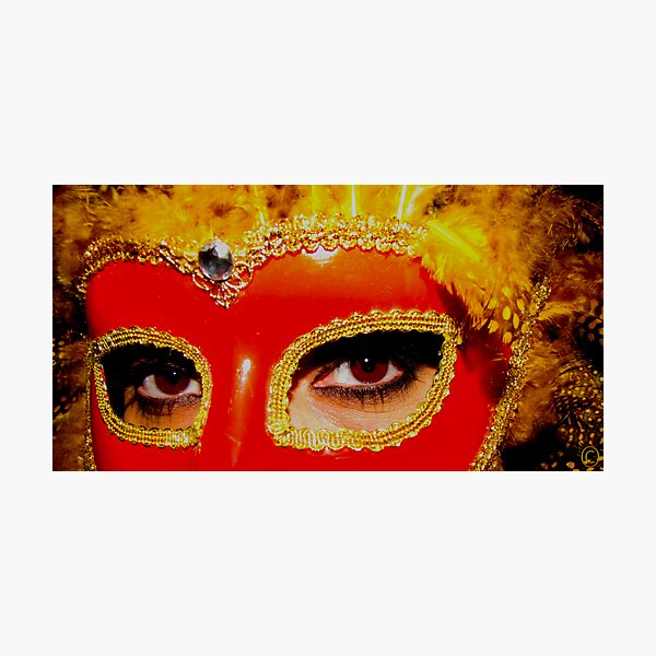 Mysterious Masquerade Photographic Print