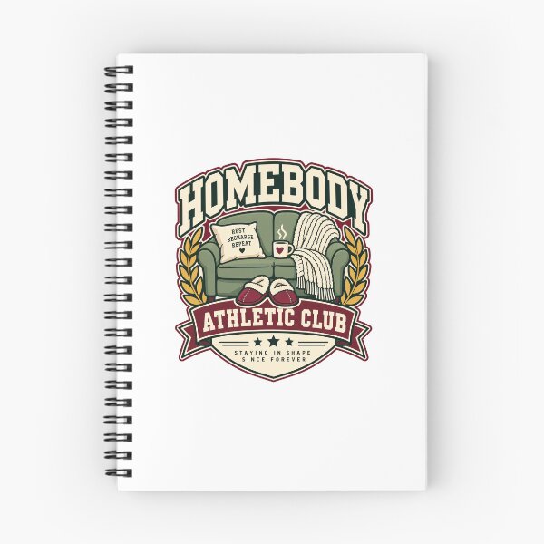 Item preview, Homebody Athletic Club – Rest Recharge Repeat designed and sold by InspireHerTribe.