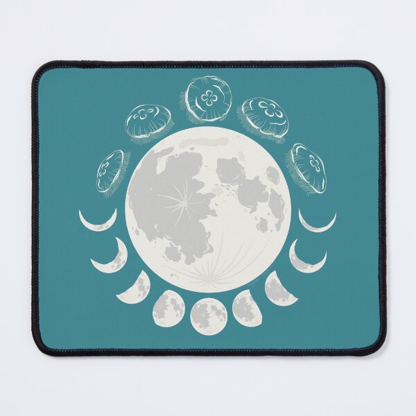 Item preview, Moon Phases & Moon Jellies designed and sold by Elizabeth Weglein.