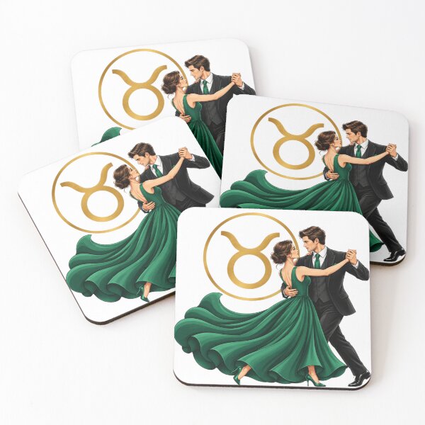 Item preview, Taurus Zodiac Dance - Celestial Emerald Elegance designed and sold by Addy77shop.