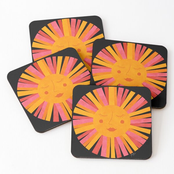Item preview, Watercolor sun black designed and sold by Ana Gorozpe.