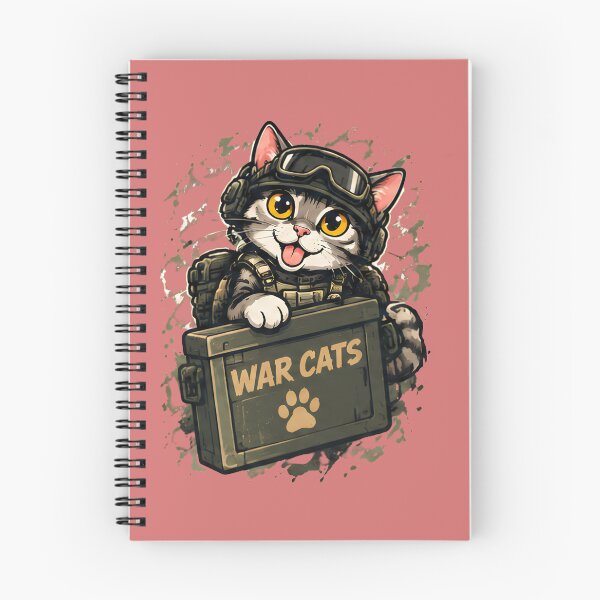 Item preview, War Cats - Funny Derpy Cat Soldier Carrying Ammo Crate Cute Military Humor designed and sold by Retro Whiskers.