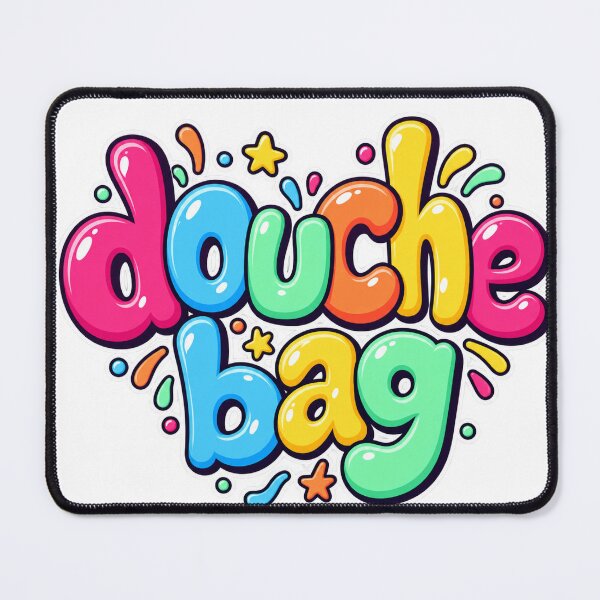 Item preview, Colourful Douche Bag Pop Art designed and sold by Ooops Radio x Everbloom.