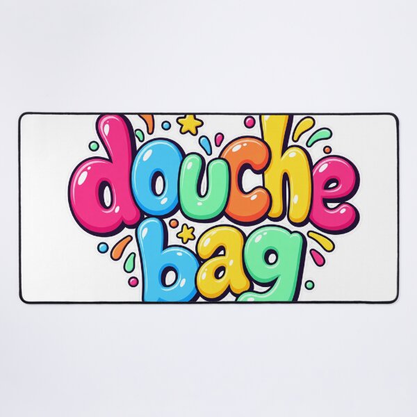 Item preview, Colourful Douche Bag Pop Art designed and sold by Ooops Radio x Everbloom.