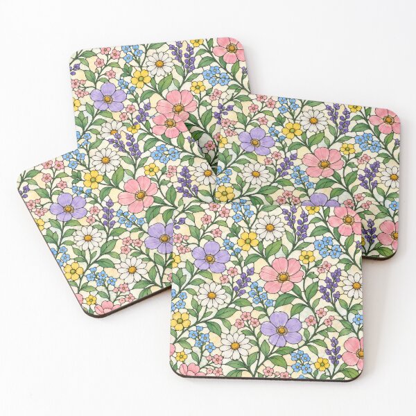 Item preview, Colorful Wildflower Stained Glass Floral Pattern designed and sold by Creativveworrld03.