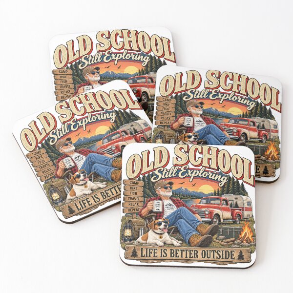 Item preview, Old School Still Exploring – Life Is Better Outside designed and sold by JanChryzostom.