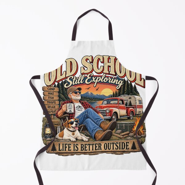 Item preview, Old School Still Exploring – Life Is Better Outside designed and sold by JanChryzostom.