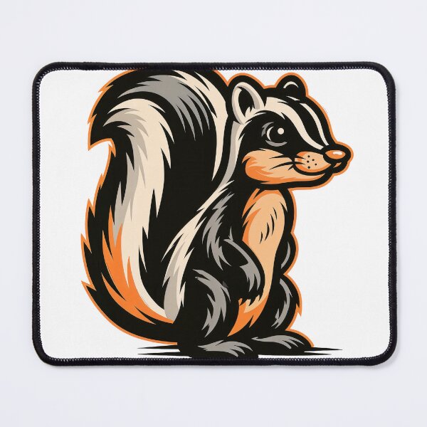 Item preview, Sticker - Decal - Cute Skunk Mascot Art designed and sold by ForeverPrintsOK.