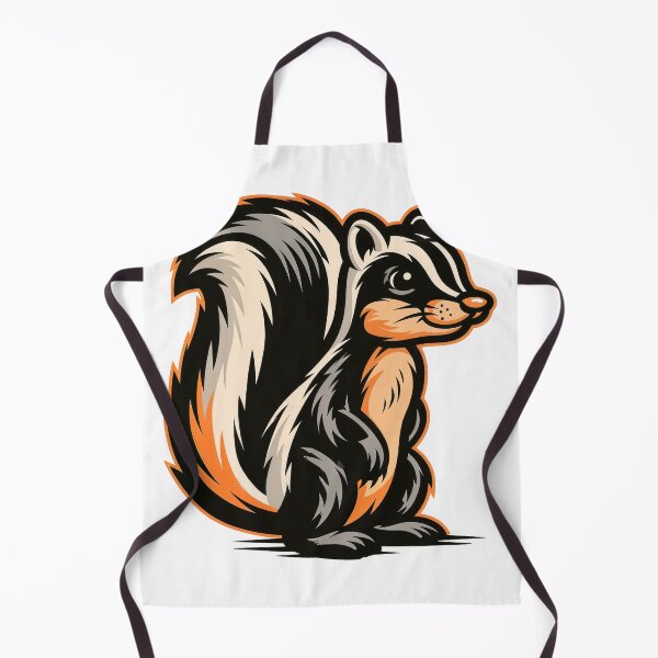 Item preview, Sticker - Decal - Cute Skunk Mascot Art designed and sold by ForeverPrintsOK.