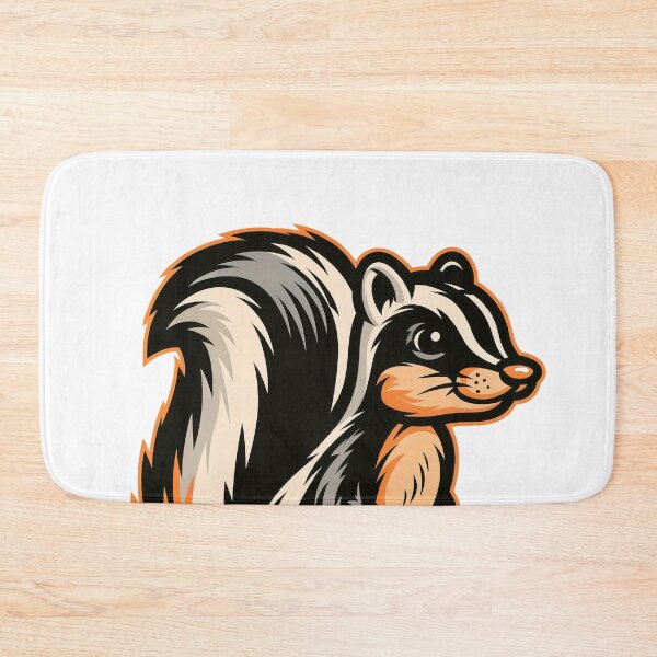 Item preview, Sticker - Decal - Cute Skunk Mascot Art designed and sold by ForeverPrintsOK.