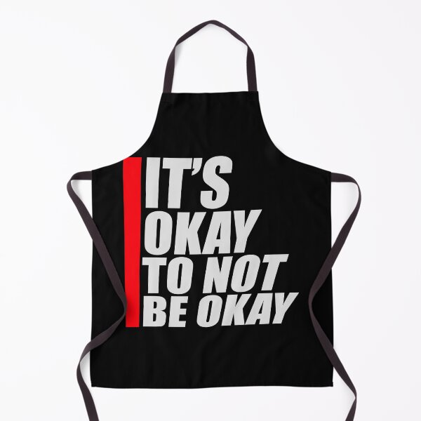Item preview, It's Okay to Not Be Okay Self Care Quote Logo Text designed and sold by shirt-o-mat.