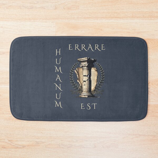 Item preview, Errare Humanum Est – To Err Is Human Latin Quote, Philosophical Classical Design designed and sold by semenol.