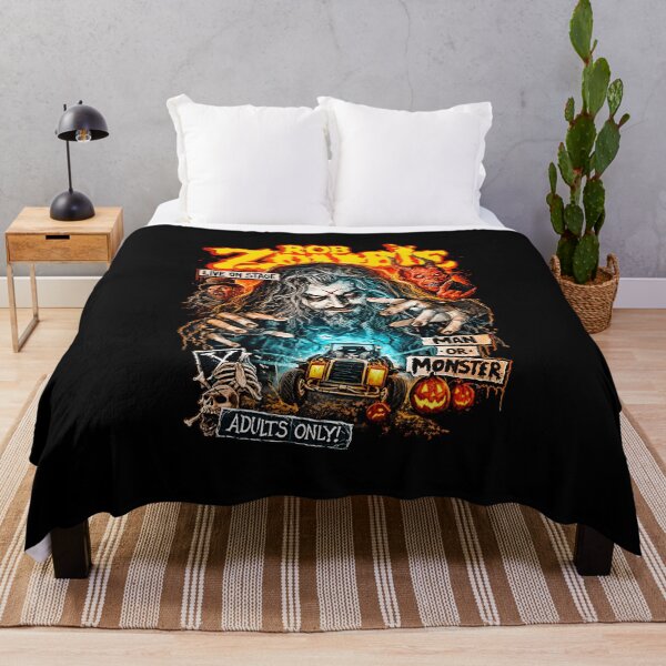 Item preview, Man Or Monster Horror Rock Halloween Creature Graphic designed and sold by InOtterNew.