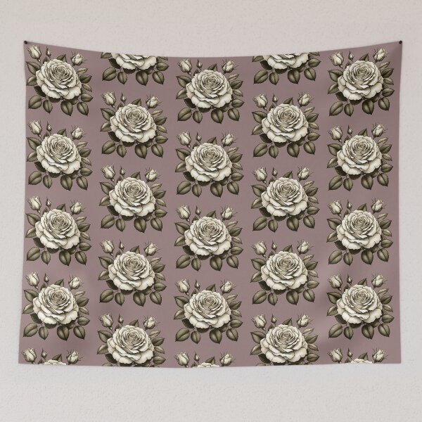 Item preview, Vintage Engraved Rose Botanical Illustration designed and sold by S4Graphics.