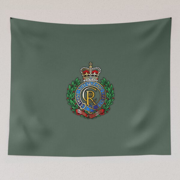 Item preview, Royal Engineers Cap Badge in colour (CR) designed and sold by Auburn-Art.