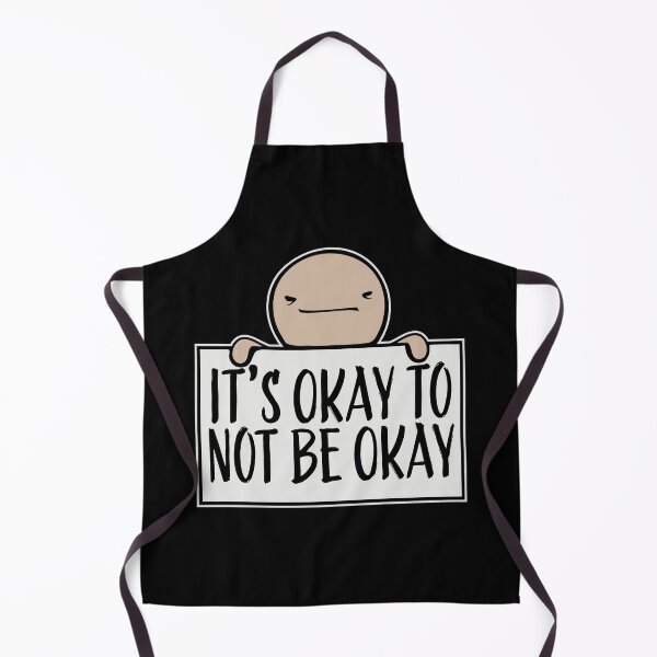 Item preview, It's Okay to Not Be Okay Self Care Quote Logo Text designed and sold by shirt-o-mat.
