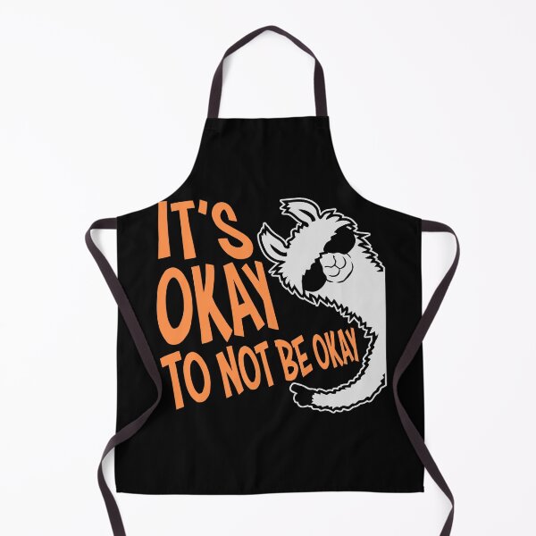 Item preview, It's Okay to Not Be Okay Self Care Quote Logo Text designed and sold by shirt-o-mat.